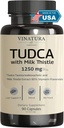 VINATURA TUDCAのミルクのこの薬1250mg - Tudcaの補足、Tudcaの山の塩、肝臓サポート、Galbladderの補足*USAは作り、テストしましたり*のベール ソルトの補足- 90のカプセル