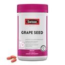 Swisse Grape Seed Extractカプセル抗酸化ハーブサプリメント | グレープシードポリフェノールサプリメント + 抗酸化ビタミンC | 皮膚の健康とコラーゲンの生産を促進 | 300錠