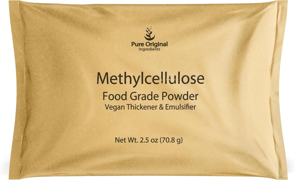 PURE ORIGINAL INGREDIENTS Methylcellulose (2.5 oz) Always Pure, Thickener & Emulsifier, Food Grade