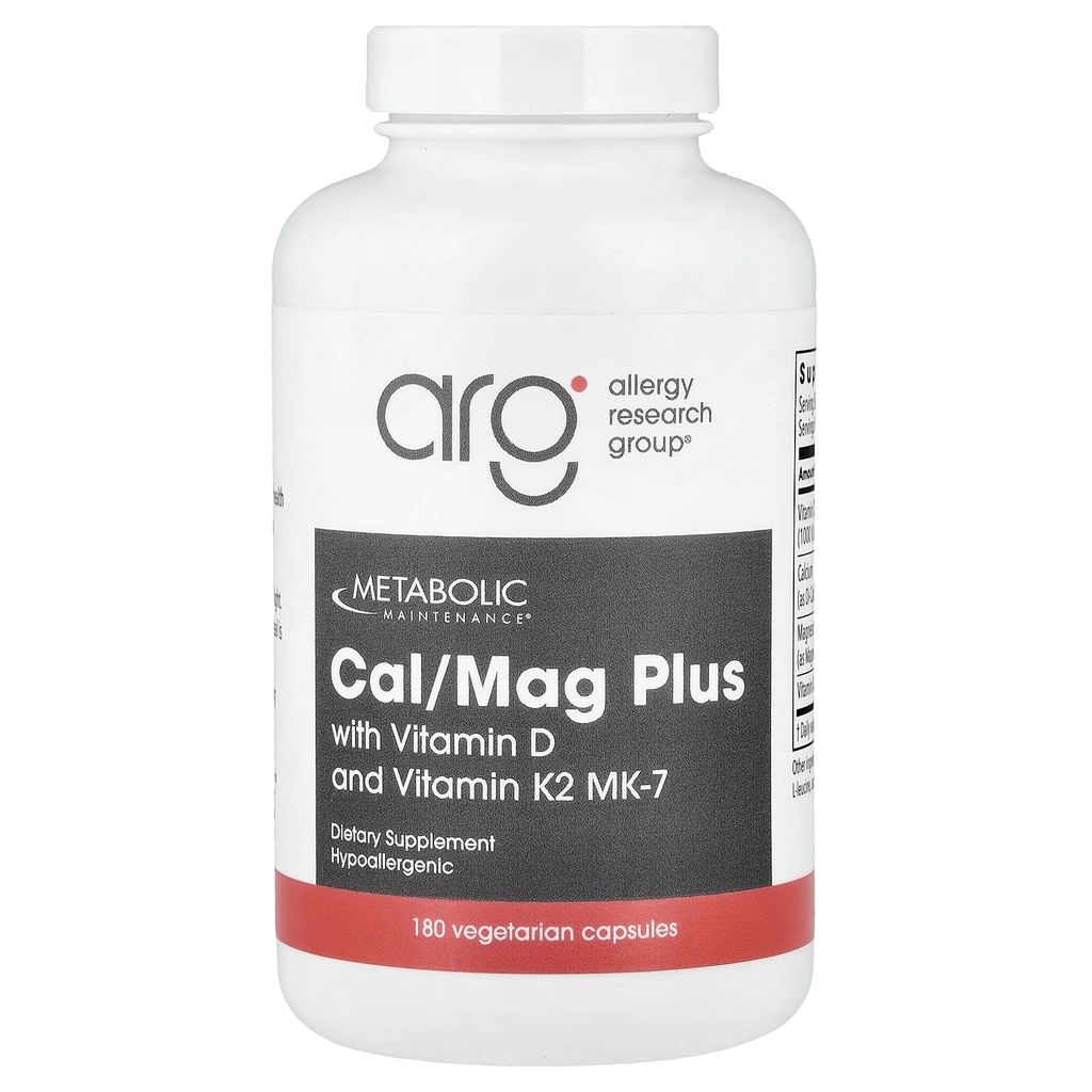 メタボリックメンテナンス - Cal/Mag Plus w/Vitamin D&K2 180キャップ