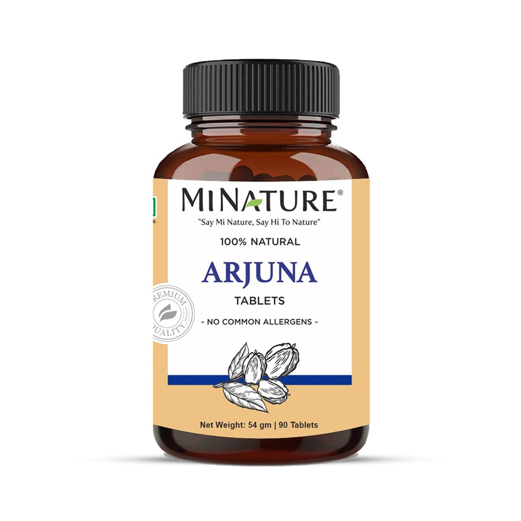 mi Nature -90タブレット、1000mg | 45 Day Supply | 100% Natural Arjunaタブレット | Arjuna | Saraca Indica | インドから