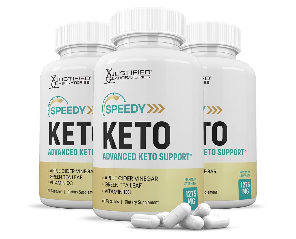 正当な実験室(3つのパック)スピーディーなKeto ACVの丸薬1275MG AppleのサイダーのVinegar Ketoサポート ブレンドの代わりとGummies 180のカプセルと方式化される