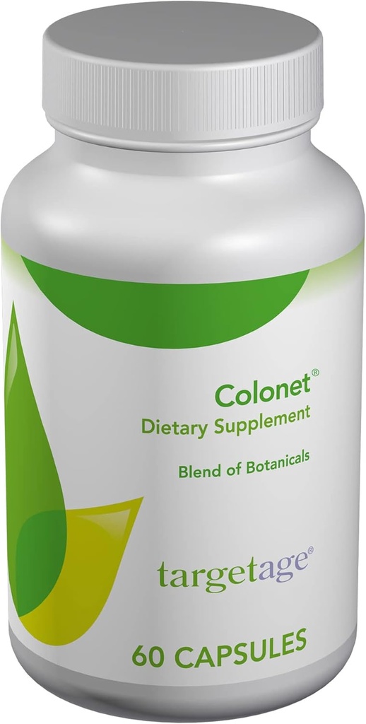Targetage® by Maison Beljanski® - Colonet™ Dietary Supplement - Colon Cleanse & Digestive Health - 60 Capsules
