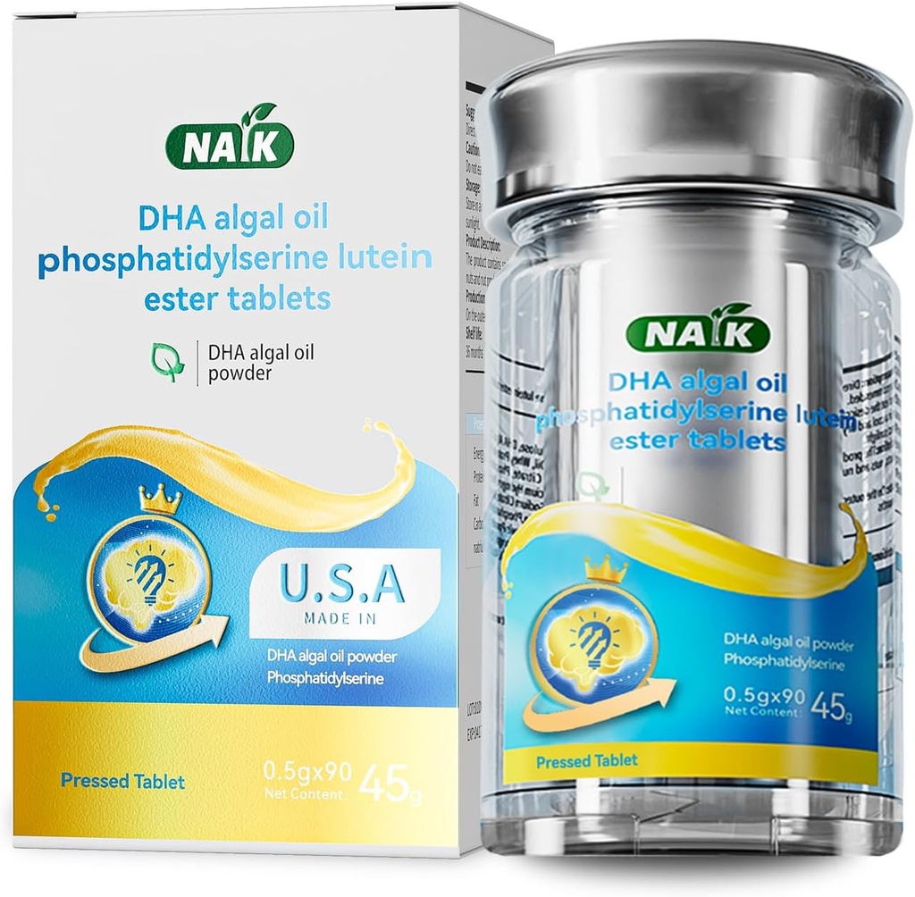 NAIK 米国 DHA の algal オイルの nervonic の酸のphosatidylserine は頭脳を改善します 記憶 Omega-3 の頭脳の金の学生の十代の大人の高校生の子供の調査の試験をtonifyes