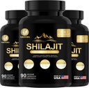 35450MG Pure Shilajit Supplement - Himalayan Organic Shilajit for Men & Women Maximum Potency Shilajit for Enhanced Energy and Immune Support 270 Veggie Capsules