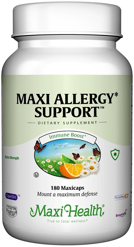MSMのSinus及び鼻の健康、180の計算が付いているMaxiの健康のアレルギーサポート ビタミンC