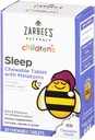Zarbeeの子供1mgのMelatoninのChewableタブレット、薬物なし及び有効な睡眠の補足、子供のための自然なブドウの味のタブレットを取ること容易な年齢3および30の計算