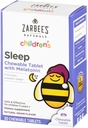 Zarbeeの子供1mgのMelatoninのChewableタブレット、薬物なし及び有効な睡眠の補足、子供のための自然なブドウの味のタブレットを取ること容易な年齢3および30の計算