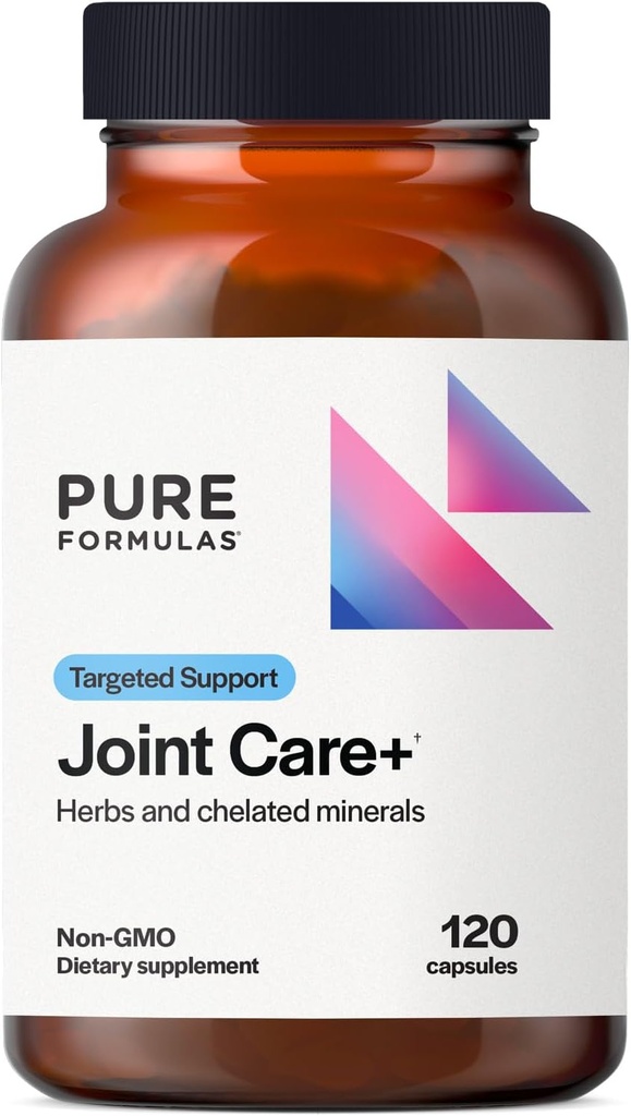 PureFormulasの接合箇所の心配+ - Hyaluronic酸、グルコサミン、MSM、緑の浸されたMussel、Turmeric及び多く-大人の非GMOの方式(120のカプセル)が付いている優れた共同サポート補足