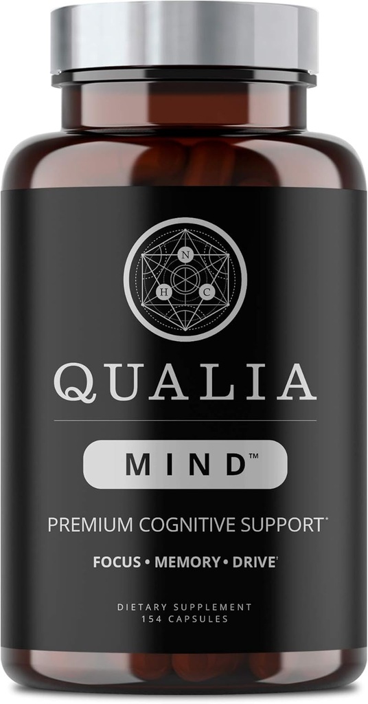NEUROHACKER COLLECTIVE Qualia mind Nootropics 154 ct | 記憶、焦点、精神的エネルギーのためのトップ ブレインの補足