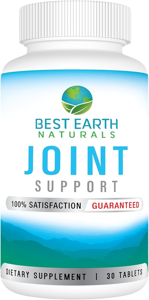 Best Earth Naturals Joint Support- Glucosamine, Chondroitin, MSM & Special Vitamins & Nutrients for Back, Hip & Joint Support - Joint Supplement for Joints, Muscle & Flexibility 30 Day Supply
