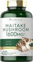 マリール舞茸カプセル | 1600mg | 400カウント | 非GMO&グルテンフリーエキス | きのこサプリメント