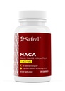 Safrelの有機性マカの根の黒、赤く、給食ごとの黄色い1900 MG - 120のVegewelのカプセルのペルーのマカの根のゼラチン化された100%の純粋な非GMOサポート生殖的な健康の自然なエナジャイザー