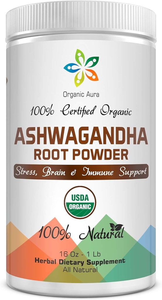 証明された有機性Ashwagandhaの根の粉16Oz -1Lb。自然な圧力、頭脳および免疫サポート。 全体的な健康を高めて下さい。 未加工スーパーフード。 100%の自然な草