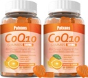 2つのパック500MG CoQ10の補足のガミー、オメガ3、マグネシウム、ビタミンB3、亜鉛、超高い吸収は中心、細胞エネルギー及び酸化防止剤、120Ctsのための健康なサポートを提供します。