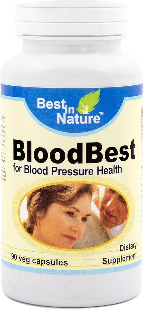 Bloodbest - MegaNatural®-BPTM、Cardiovascular Support*、90 Vegカプセルの血圧の健康