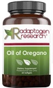 Oregano Softgelsのオイル - 高濃度のCarvacrolのオレガノオイルサプリメント - 腸の浄化をサポート - 小さな丸薬(60 Softgels)ゴールド