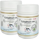 (パッケージ 2) ハイウェルプレミアム 100% 純粋なニュージーランド 牛の草フェッド コロスタム 500 120 カプセル