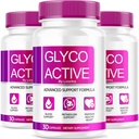 (3パック) Glyco Active、Glyco Active Capsule、Glyco Active Formula、Glyco Active All Natural Formula Pills、Glyco Active Capsulasのレビュー、3ヶ月間90カプセル