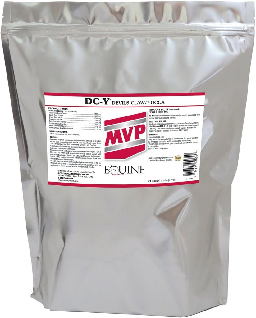 MVP DC-Y (5lb) 馬の毎日の活動と関連付けられている痛みや優しさを最小限にすることの援助...