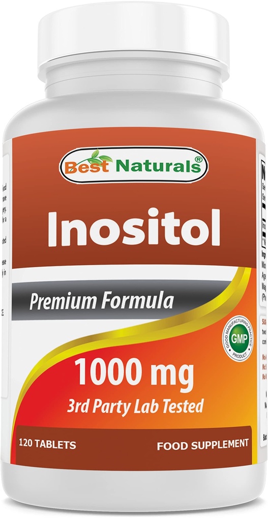 最高の自然なイノシトール1000mg 120のタブレット-また呼ばれたビタミンB8