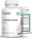 Lグルタミン1000mg | 筋肉のチスのための栄養補助食品 | 腸の健康とライニングのための非GMO Lグルタミン | 風味の丸薬 (100 カウント)