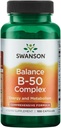 Swanson B-50コンプレックス - エネルギーと代謝のサポートを促進するビタミンサプリメント - 心の健康、メモリ&サポート - (100カプセル)