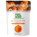 FEEL GOOD スーパーフード 純粋なクルクミンパウダー、有機、非GMO、インド、クルクマロンダジョイントサプリメントからバルクグラウンドターメリックルートからビーガン、5オンス