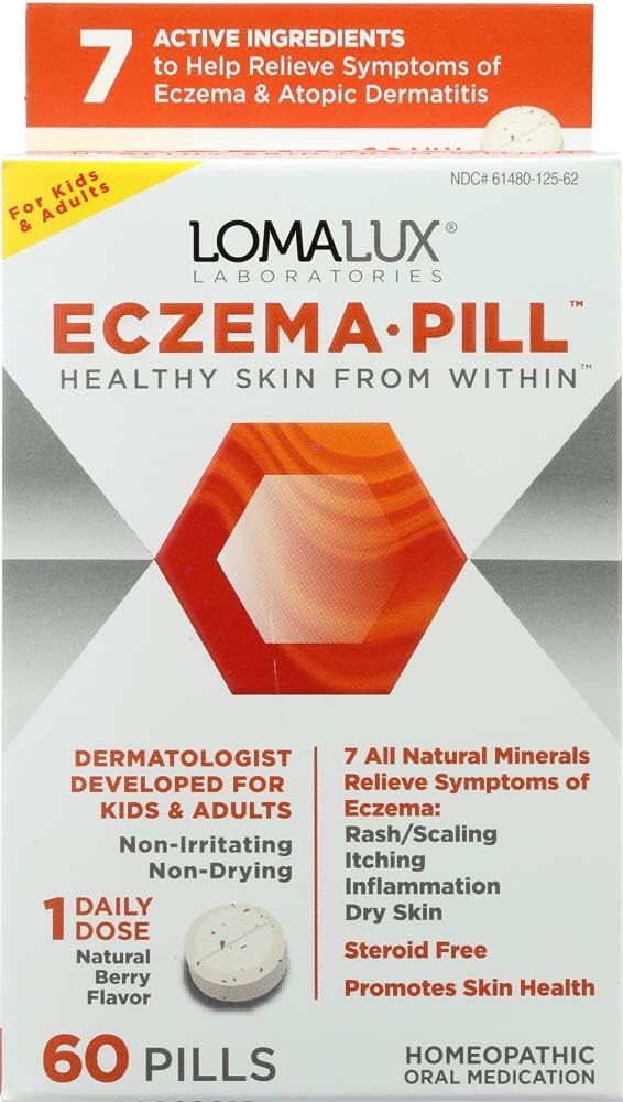 Lomaルクス研究所ホメオパシーサプリメント、Eczema、60カウント(3パック)
