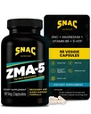 SNAC ZMA-5睡眠補助食品, 筋肉の回復を促進します。 & 成長, 免疫サポート, & 亜鉛と回復睡眠, マグネシウム & 5-HTP, ポストワークアウト, ベッド前に ZMA サプリメント 90 ベジギーカプセル