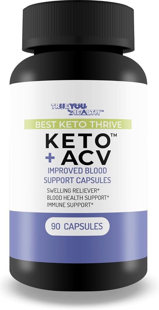 最高のKeto Thrive Keto + Acvは血液サポートカプセルを改善しました - 血の健康、砂糖の健康、免疫サポート、および健康な腫脹の応答のための私達のベストKetoの友好的な血のバランス及び血流の補足