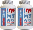 私は私の PETS LLC 犬免疫ブースター - 犬免疫サポート - ブースター - ヘルシーペット - サプリメント - 犬のためのキノコ - 120 お菓子 (2 ボトル)