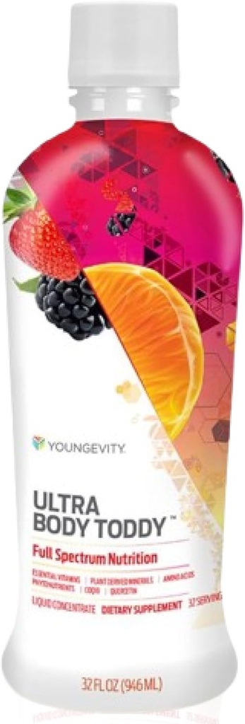 Youngevityの超ボディ トーディTM - 男性および女性のための100+栄養素のメガ複数のビタミンのミネラル補足-高められた吸収- Phytonutrients -アミノ酸(32 Fl Ozのパック2)