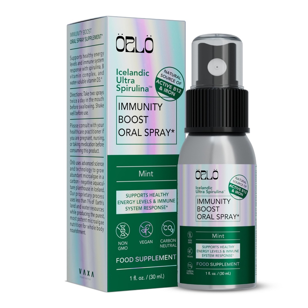 大人のスプレーのためのOrlo免疫ブーストマルチビタミンサプリメント - Spirulina、BioactiveビタミンBコンプレックス、B12 Methylcobalamin、ビタミンD3 - エネルギー、脳および免疫の健康(最大60のサービング)