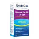 RectiBiomのプロバイオティクスの痔の救助のSuppositoriesの皮のSoothingの自然な原料、速い救助。 ヒアルロン酸とターメリックエキス、ビーガン、グルテンフリー配合