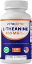 サービングごとのVitamatic L-Theanineの補足400mg - 240のタブレット-非GMOのグルテンフリー