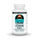 源のNaturals L-Arginine L-Citrullineの複合体、120のタブレット、1000のmg