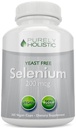 Selenium 200mcg - 365ビーガンカプセルは、錠剤ではない - 改善された吸収のためのピュア&イースト無料L-セレノメチオニン - 甲状腺、心臓、免疫システムサポート - 抗酸化トレースミネラル - 米国製