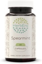 HerbEra Spearmint 60 Capsules, 500 mg, Spearmint (Mentha spicata) Dried Leaf (60 Capsules)