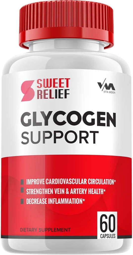 (1パック) SweetRelief Glycogen - 甘いリリーフカプセルクリーナー、SweetReliefピル、全体的なウェルネスのための高度なフォーミュラ、甘いリリーフグリコゲンのレビュー、60カプセル