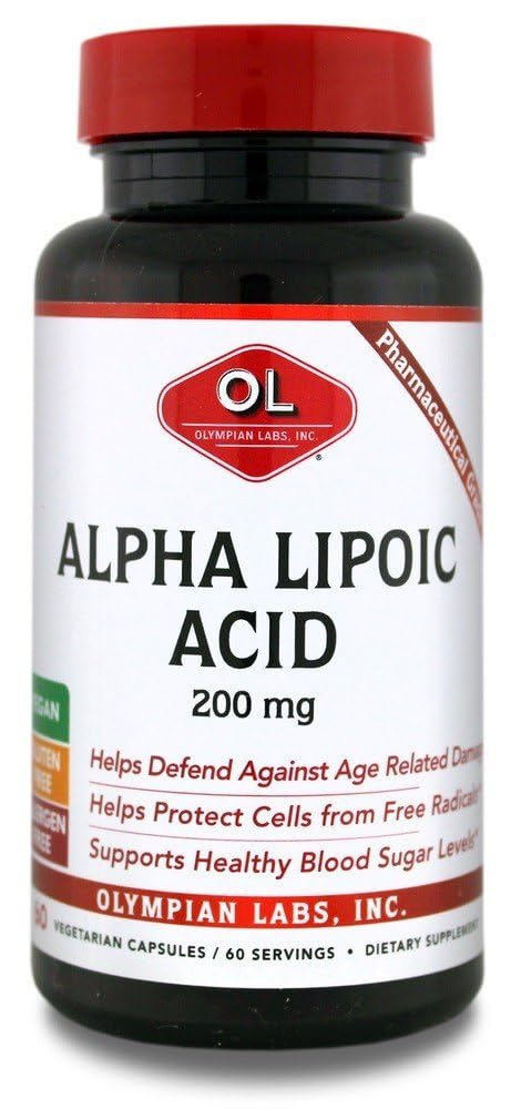 OLYMPIAN LABSアルファリポ酸200 Mg、0.15ポンド