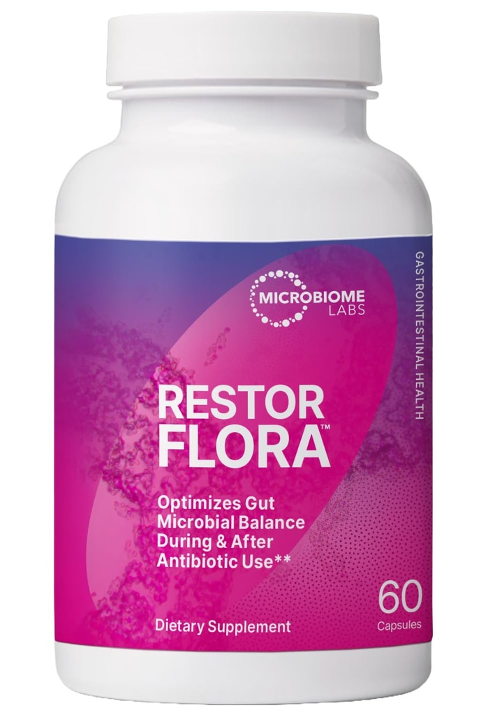 Microbiomeは消化器の健康のためのResorfloraのプロバイオティクスを-女性、人及び子供5+のための二重行為のプロバイオティクスが付いている腸の健康の補足-サポート腸の規則性及び免疫機能(60のカプセル)