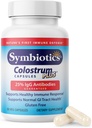 Symbiotics Colostrum 60ct 野菜カプセル - 免疫サポート - 乳液サプリメント&Colostrum Protein with Immunoglobulin - 25% lgG抗体 - グルテンフリー