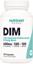 女性400mgのためのNutricost Diindolylmethane DIMの補足、Dong Quaiの120のカプセル、Calcium及び黒いCohosh -ビーガン、非GMOおよびグルテンフリー