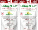 Leonflax 100%の確実なカナダの亜麻の種の粉、すべての自然で、高い繊維内容、あなたの消化器の健康、オメガ3、6及び9、18のオズ、袋(1)を改良する食事療法の補足(2)