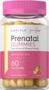 Carlyle Prenatal Gummies for Women | with DHA & Folic Acid | 60 Count | Fruit Flavor | Non-GMO, Gluten Free Supplement | for Her