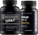 Nugenix エッセンシャル silajit と 合計 T テストステロン ブースター 男性用