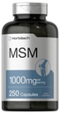 ホルバハMSMサプリメントカプセル | 1000mg | 250カウント | 非GMOとグルテンフリーフォーミュラ | メチルスルフォニルメタン