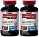 抗酸化マルチビタミン - ANTIOXIDANT MEGA COMPLEX 1440 MG - Resveratrol複合体、Acai ベリーピル、トランスレスベラトロール、Goji ベリーピル、ザクロエキスカプセル、マンゴスチン - 2B 120カプセル