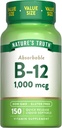 自然の真理ビタミンB12 | 1000 mcg | 150 Softgels | 非GMO&グルテンフリーサプリメント